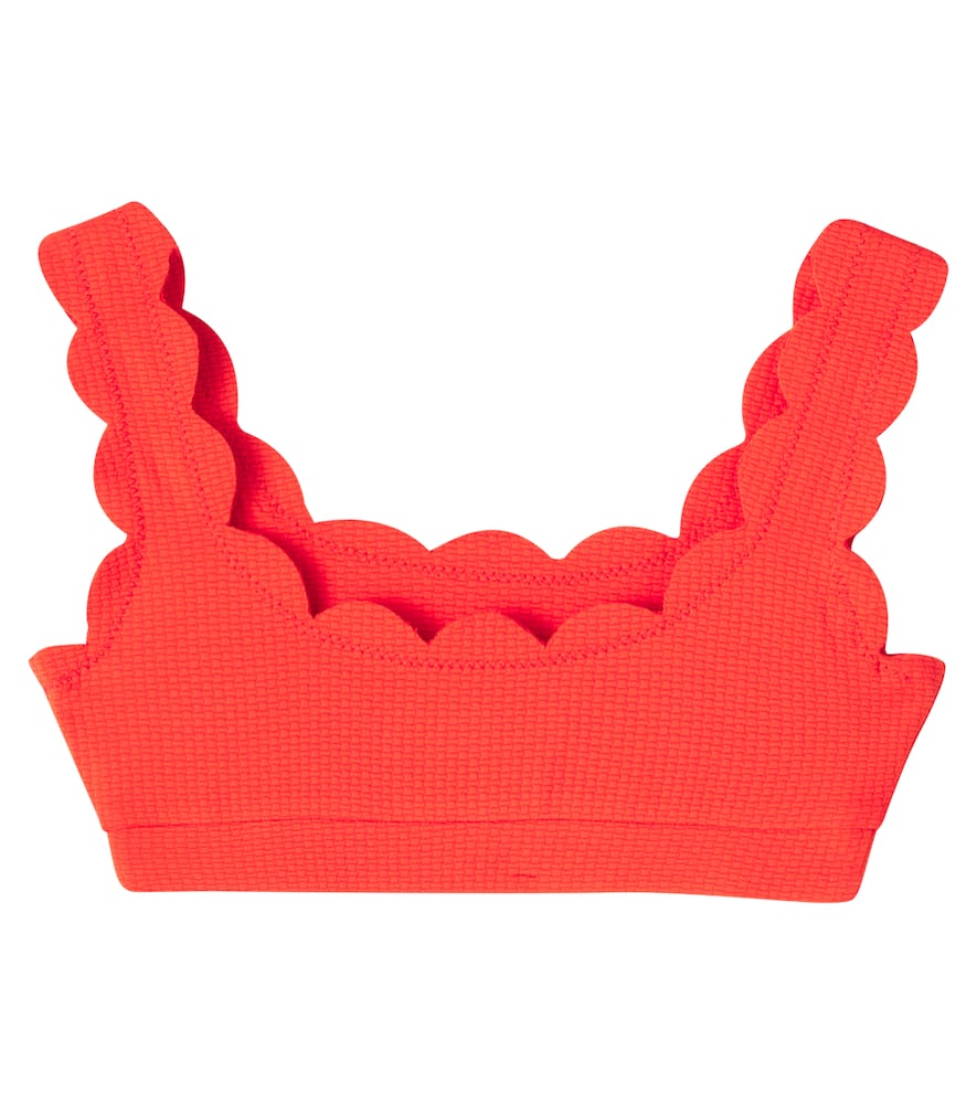Palm Springs scalloped bikini top