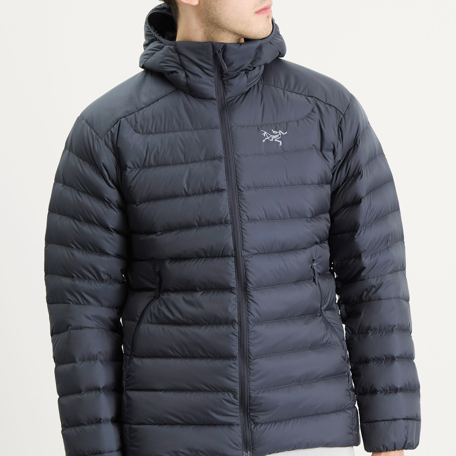 Men's Cerium Hooded Jacket Black Sapphire