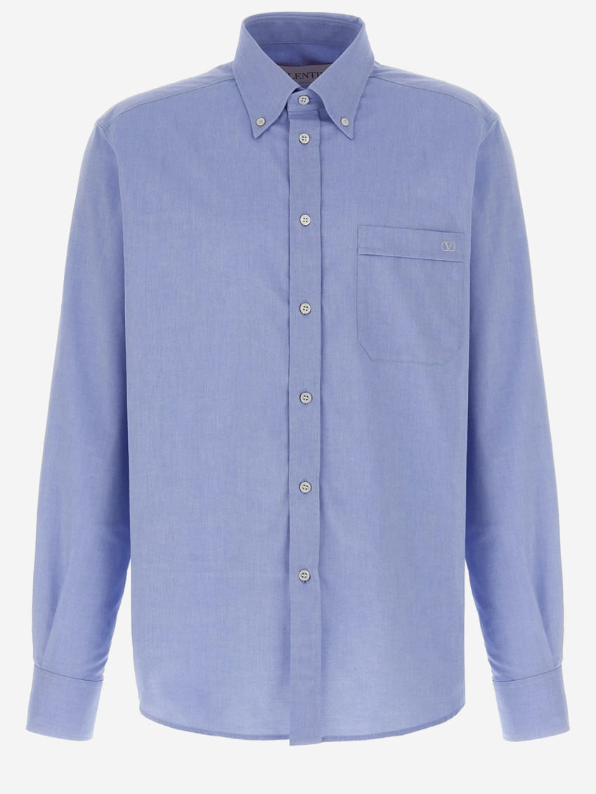 Blue Cotton Shirt