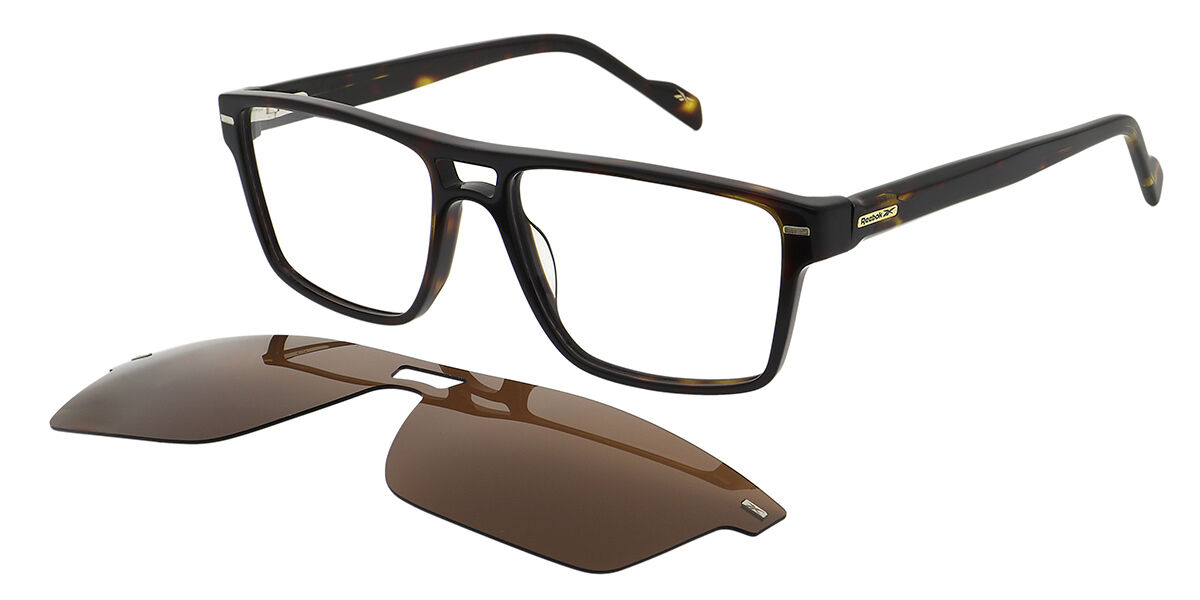 Reebok RBK2003 with Clip-on Men's Glasses, Tortoiseshe
