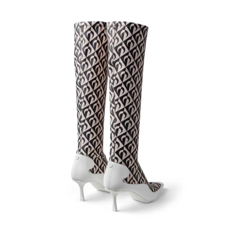 Womens Jcxms Marine Serre Sock Calf Boots