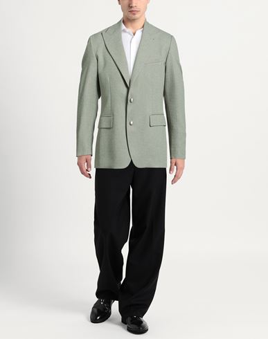 Man Blazer Sage green Size 40 Polyester