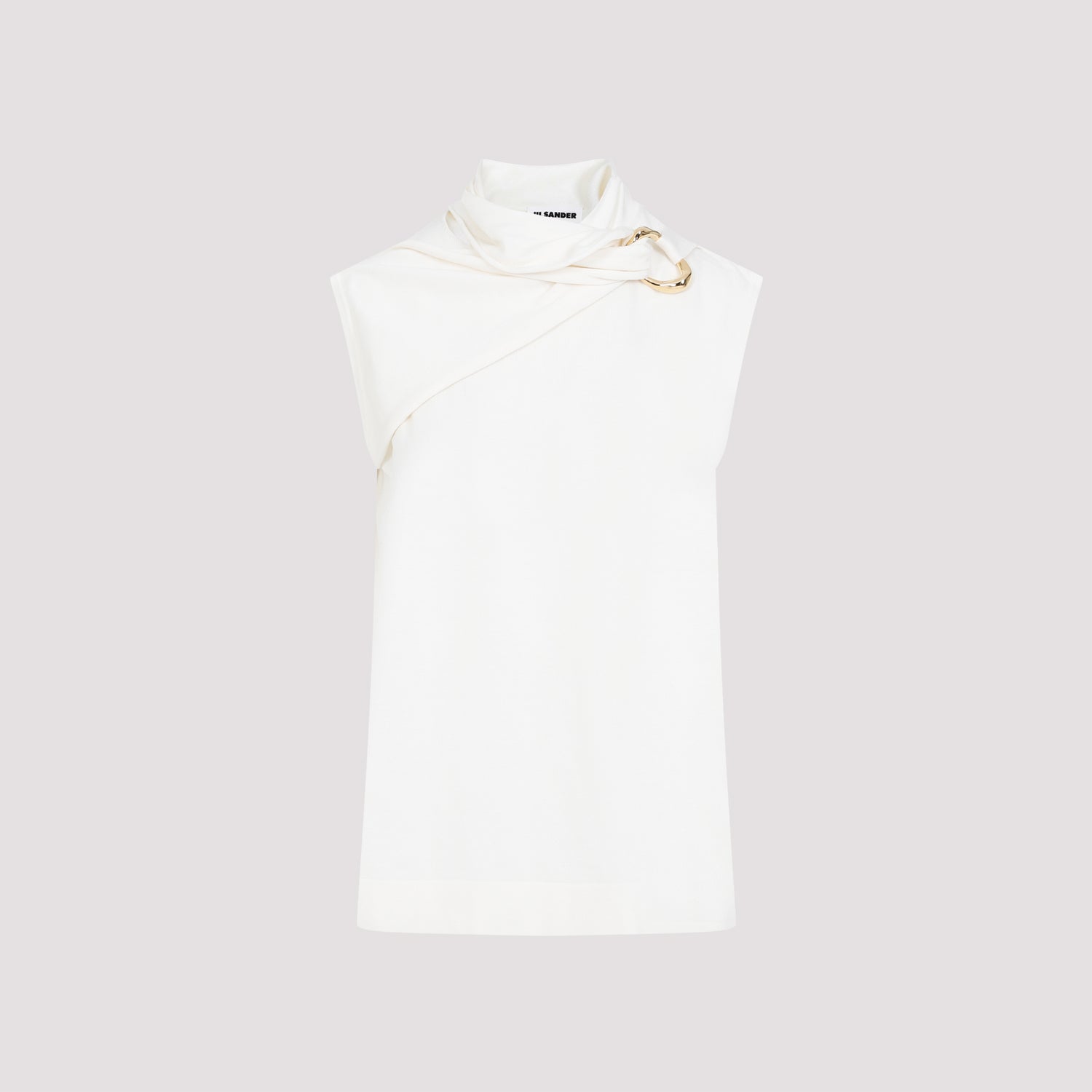 Hardware-detail Knitted Tank Top