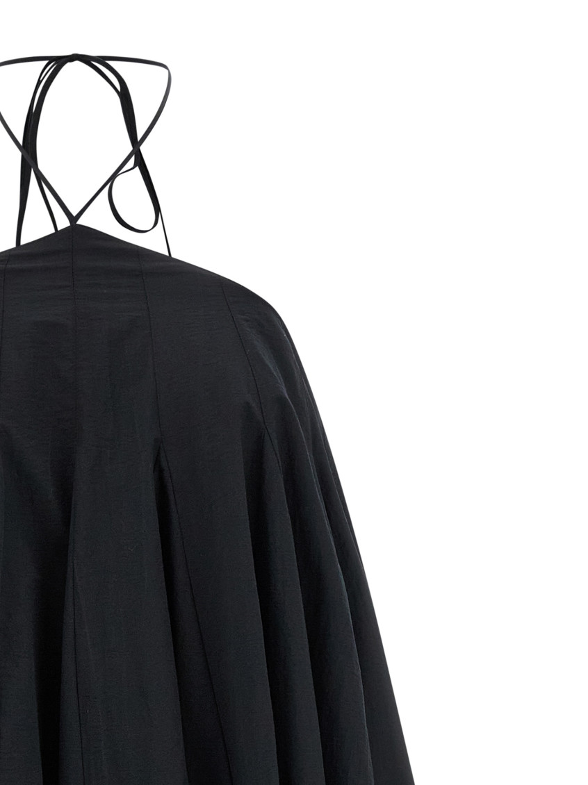 Jacquemus - short halter dress asymmetric backless pleated strap