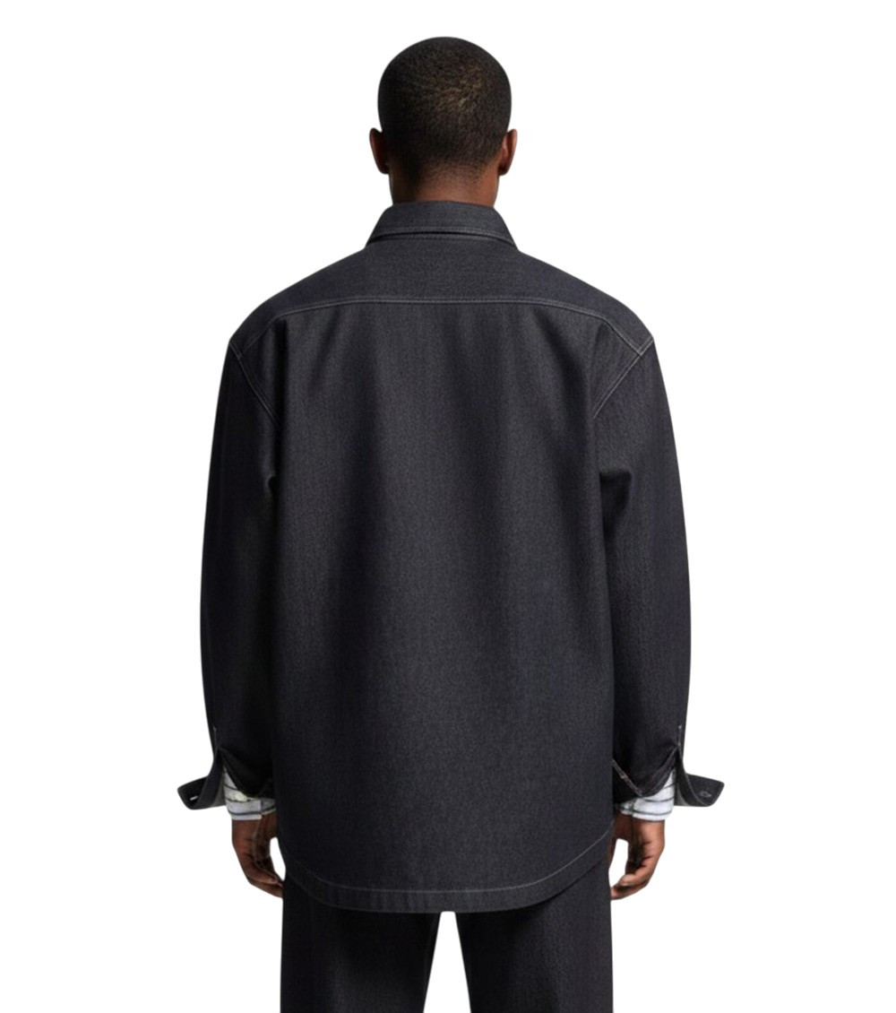 Dark Blue Oversized Shirt