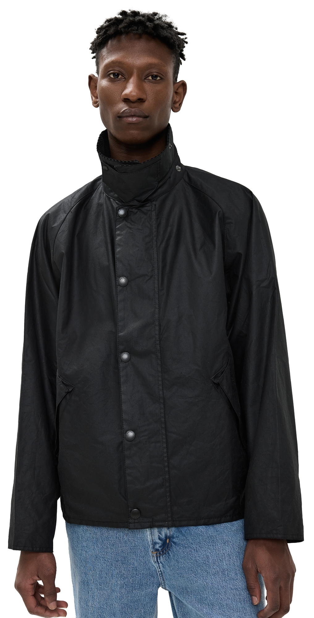 OS Transport Wax Jacket Black
