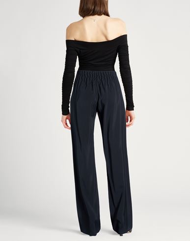 Woman Pants Midnight blue Size 12 Modal, Polyester