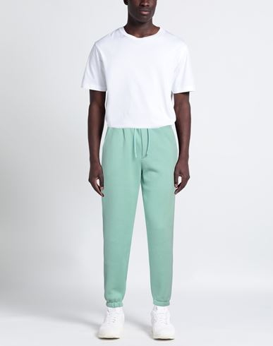 Man Pants Light green Size XL Cotton, Polyester