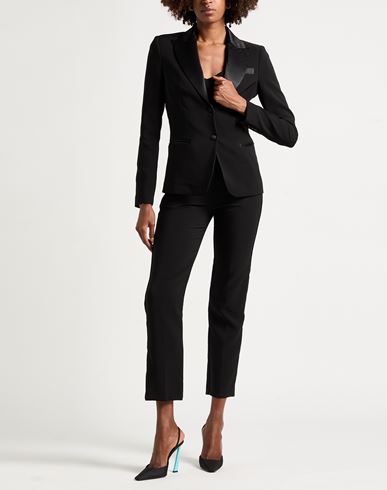 Woman Suit Black Size 8 Polyester, Elastane