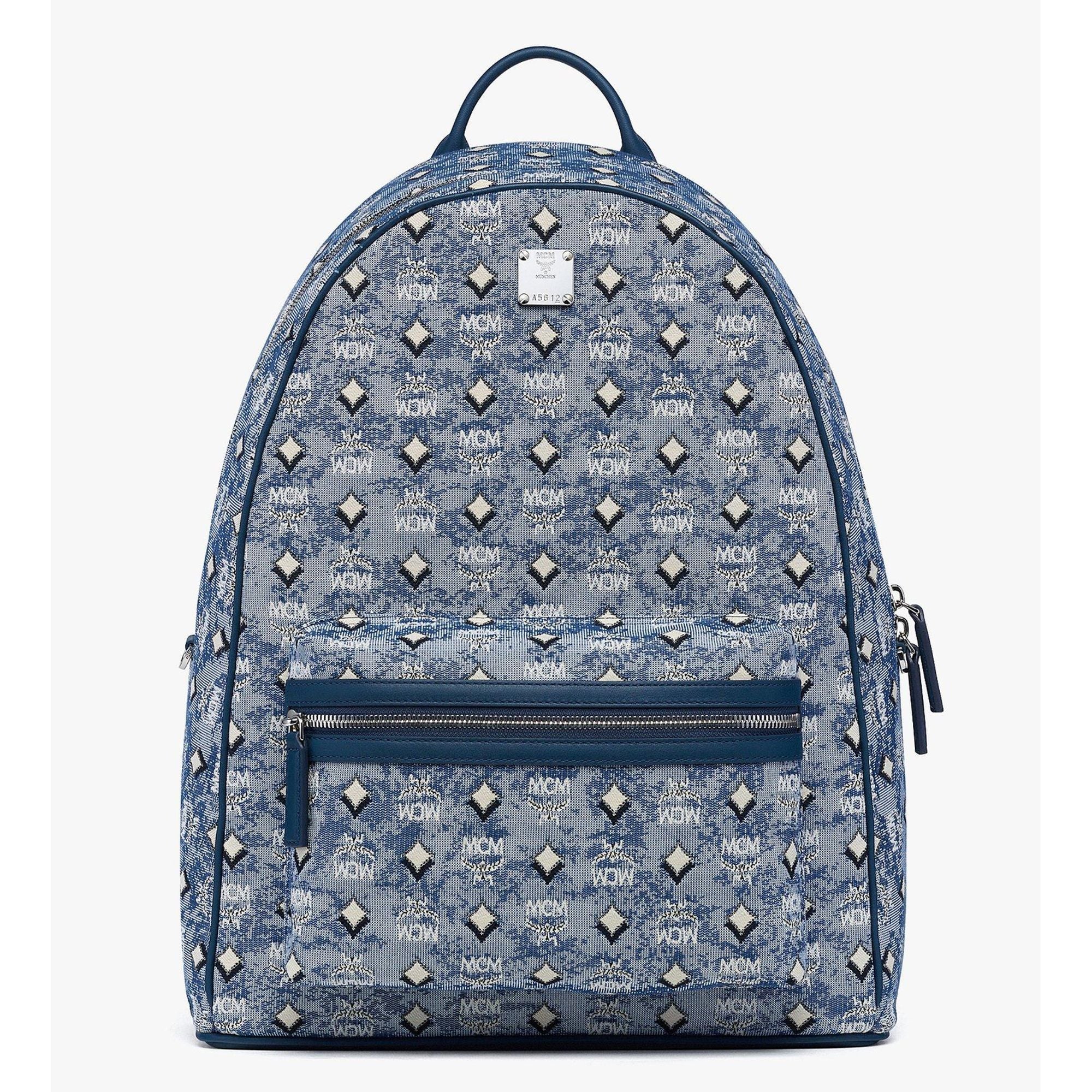 Medium Stark Backpack In Denim Visetos