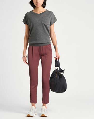 Woman Pants Brick Size 0 Acetate, Silk, Ecobrass