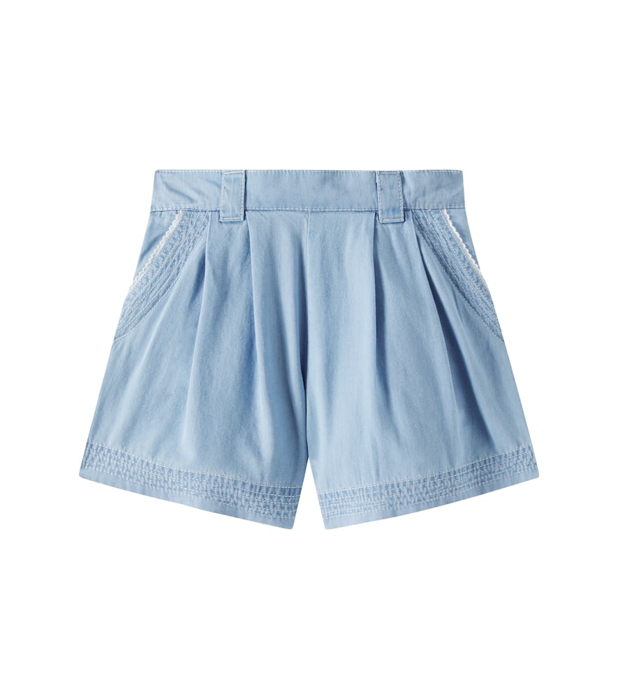 Chloé Kids Denim Bermuda shorts