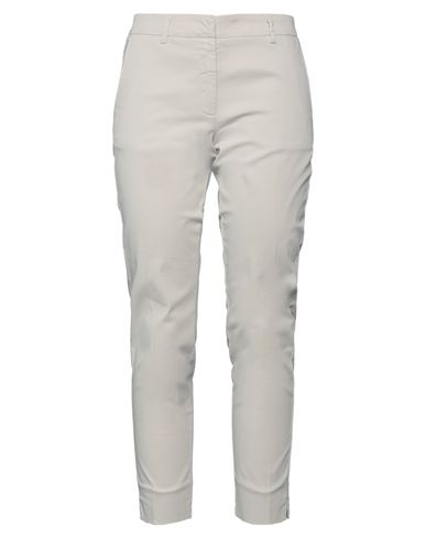Rossopuro Woman Pants Beige Size 12 Cotton, Elastane