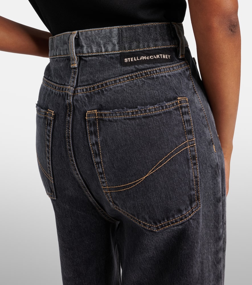 High-rise wide-leg jeans