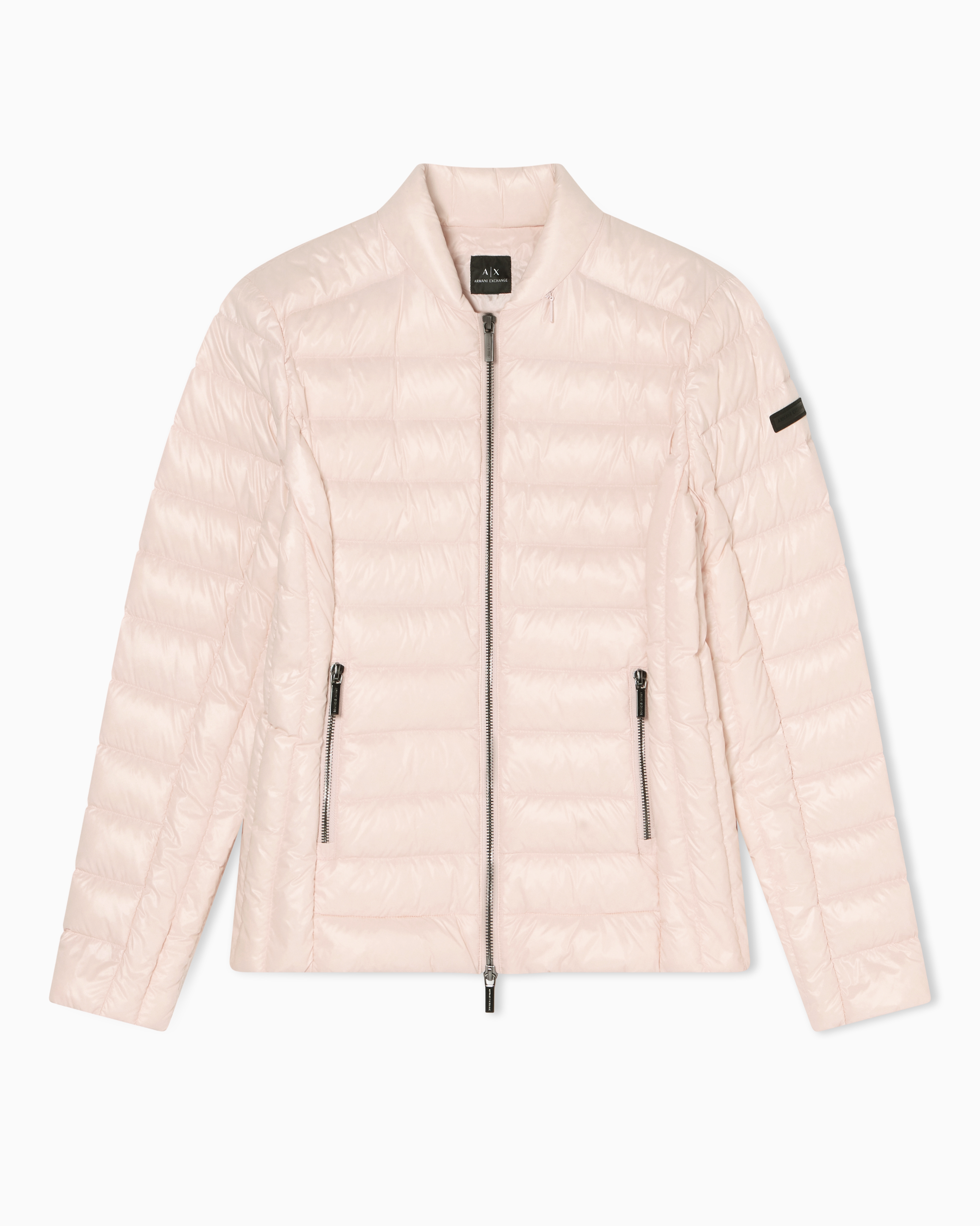 Down jacket slim fit in lightweight nylon