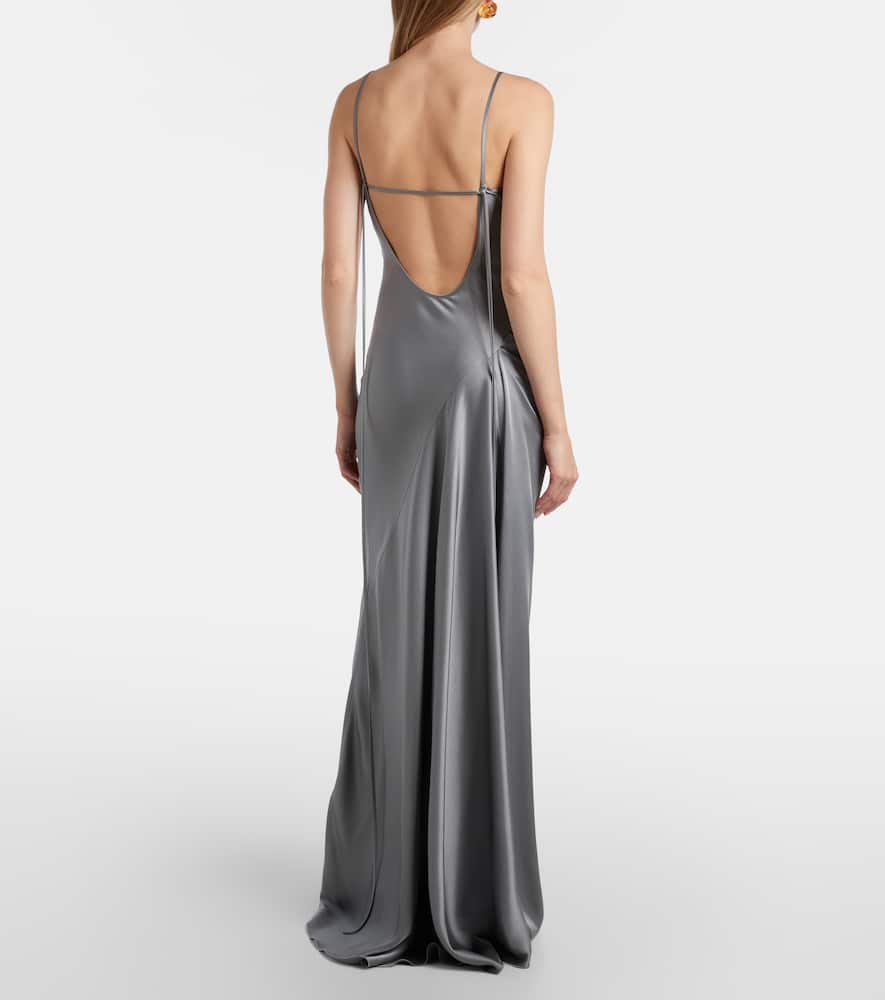 Cami satin gown
