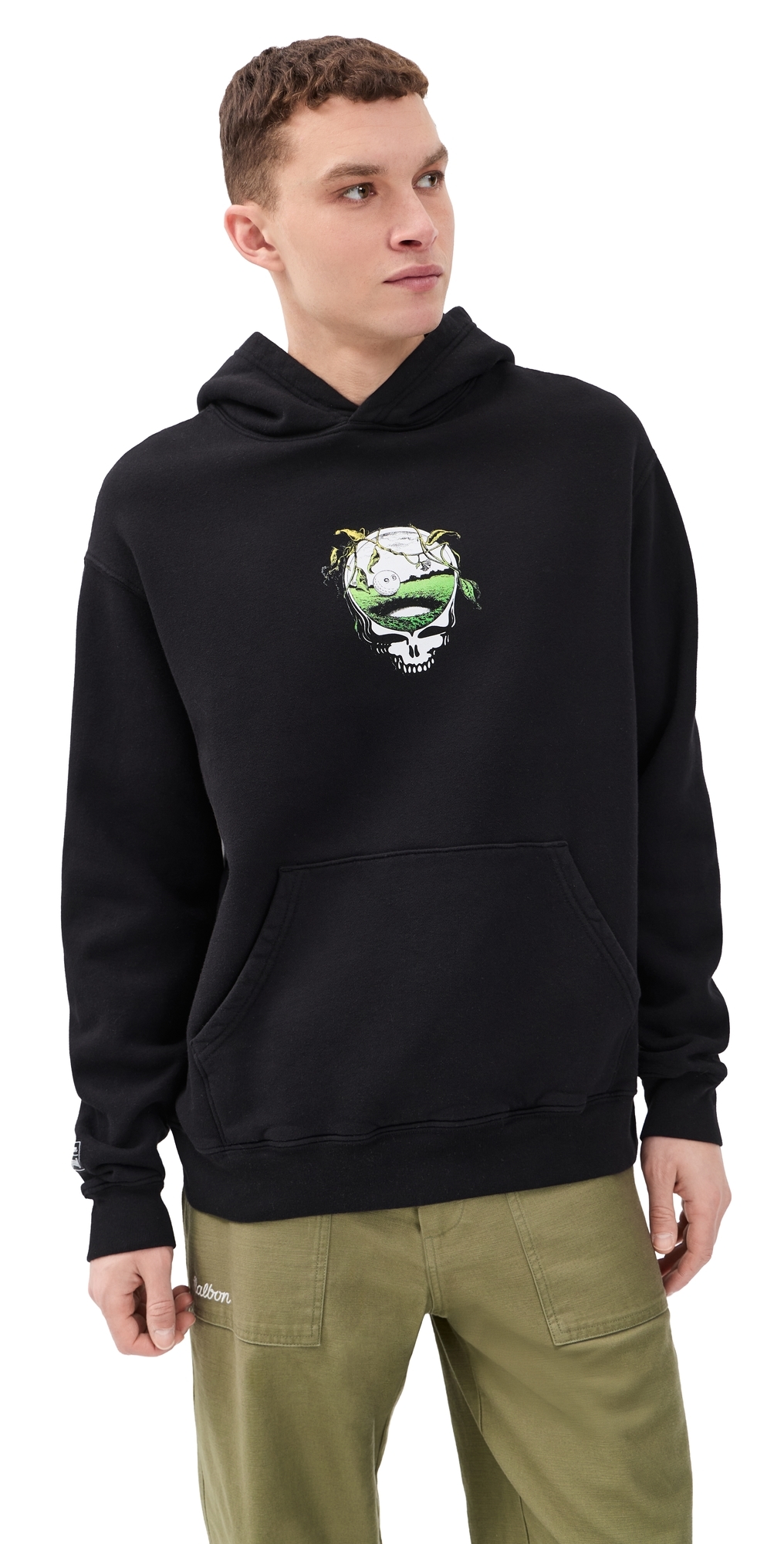 Malbon x Grateful Dead Fesque Hoodie Black