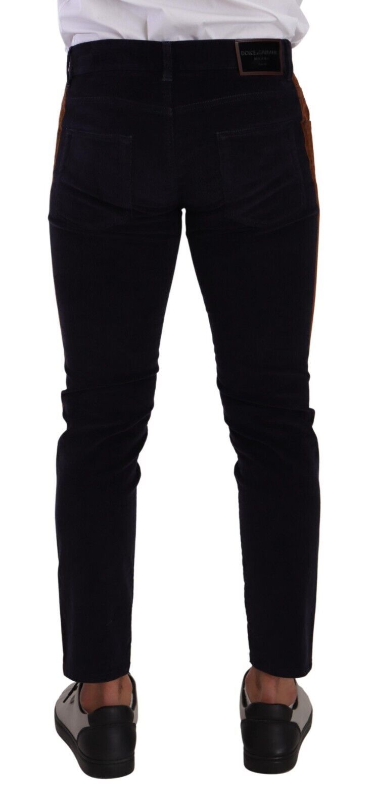 Cotton Stretch Skinny Jeans — Navy