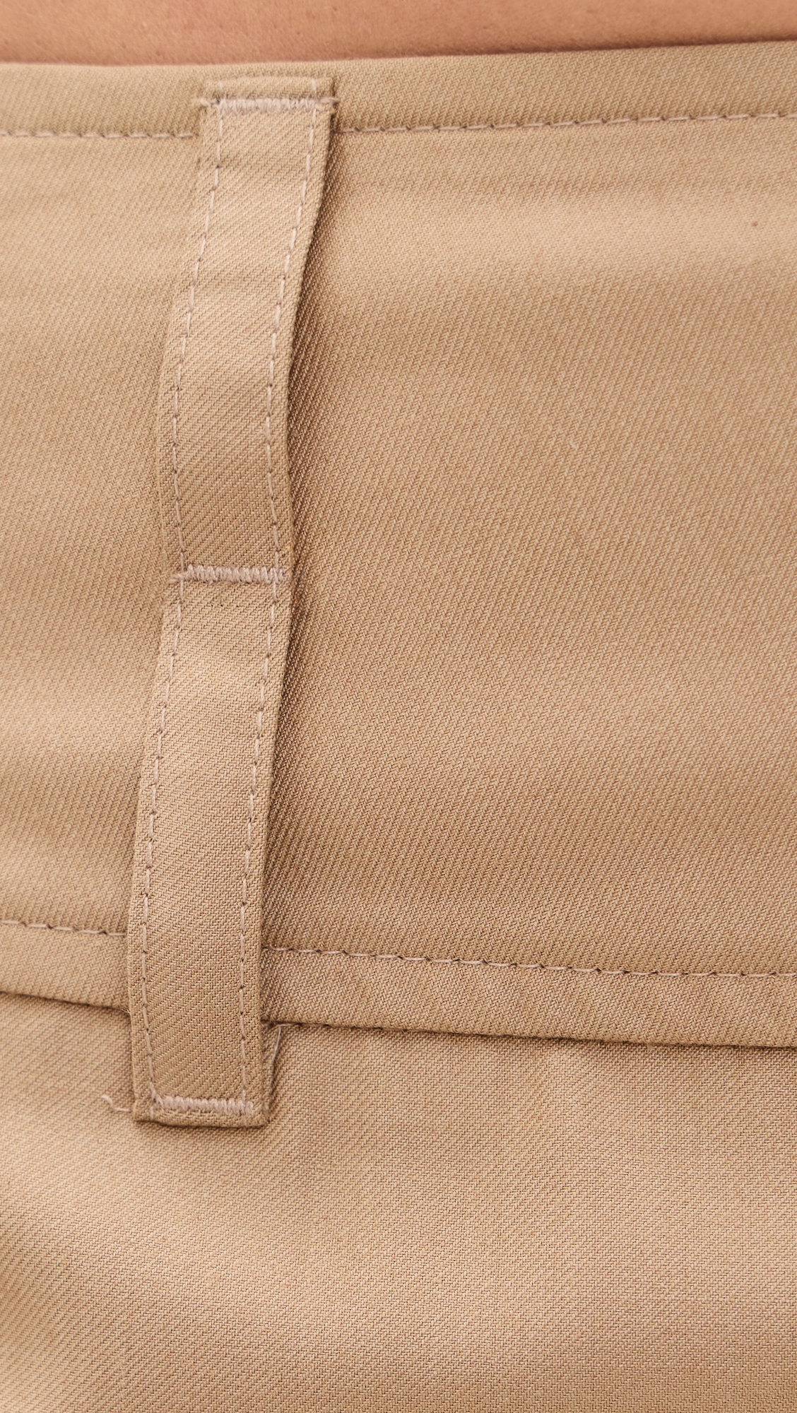 Micro Mini Skort Beige
