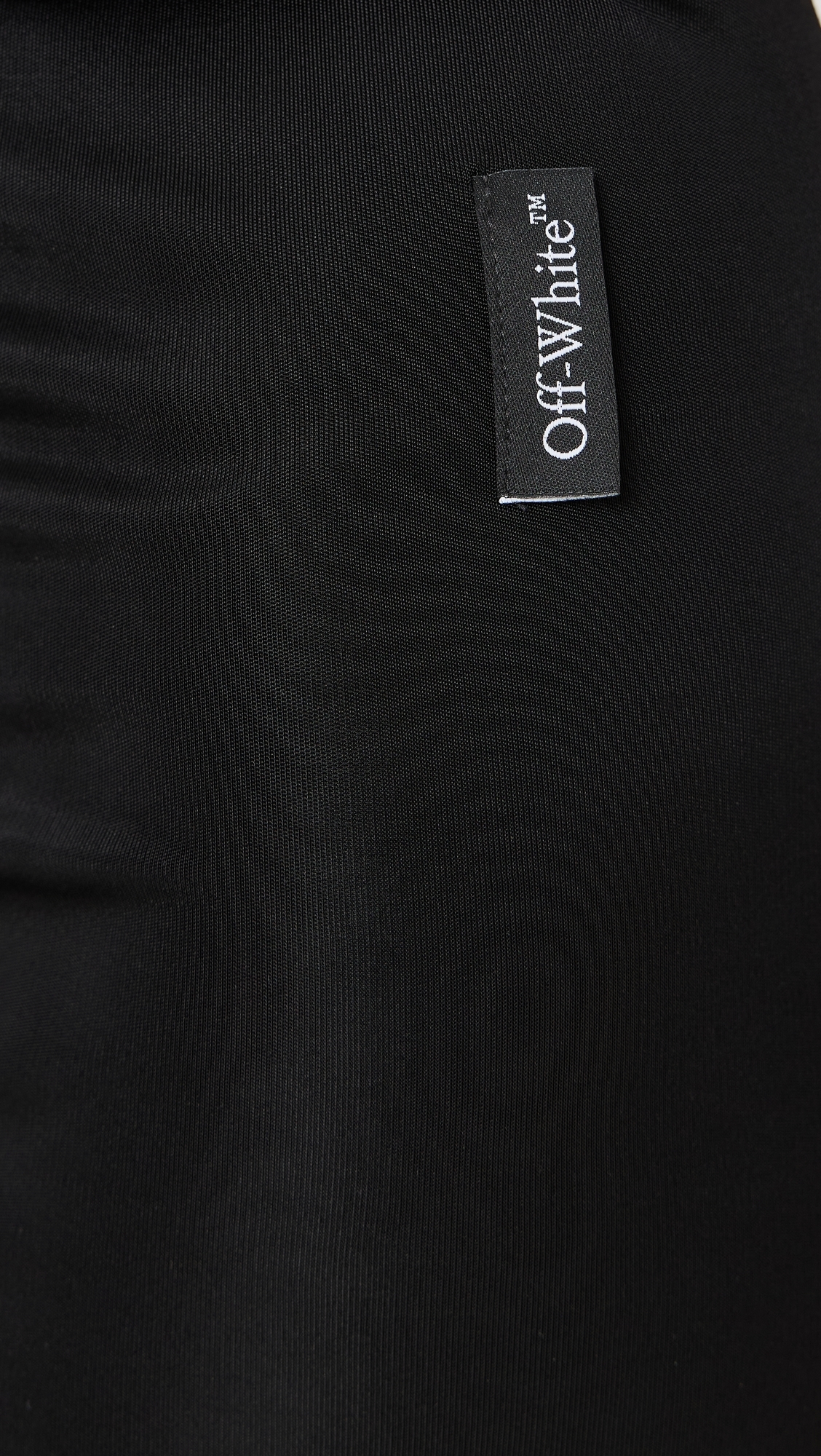 Fluid Jer Little Black Dress Black/White