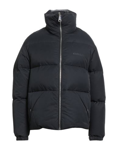 Man Puffer Black Size 00 Cotton, Polyamide