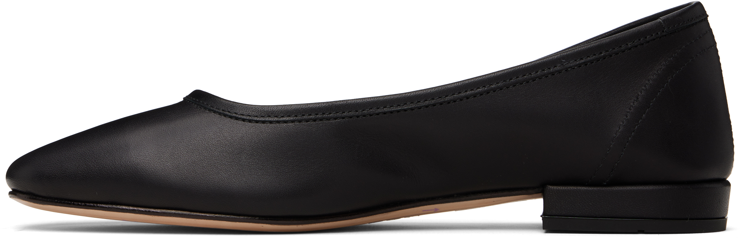 Black Serafina Ballerina Flats