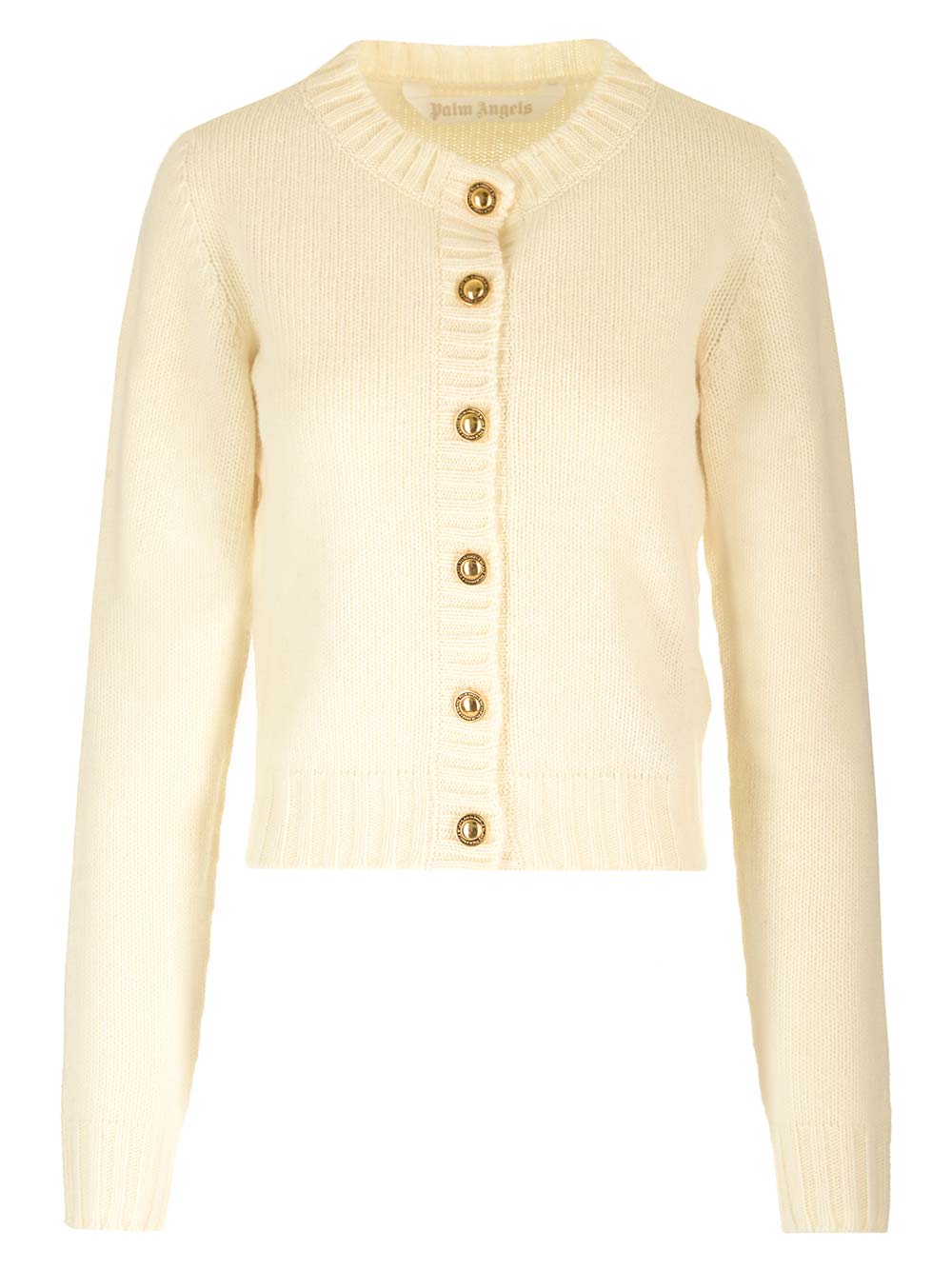 Ivory Wool Blend Cardigan