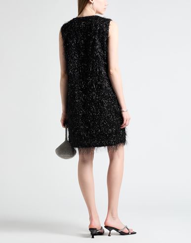 Fabiana Filippi Woman Mini dress Black Size 0 Viscose, Metallic fiber, Polyamide