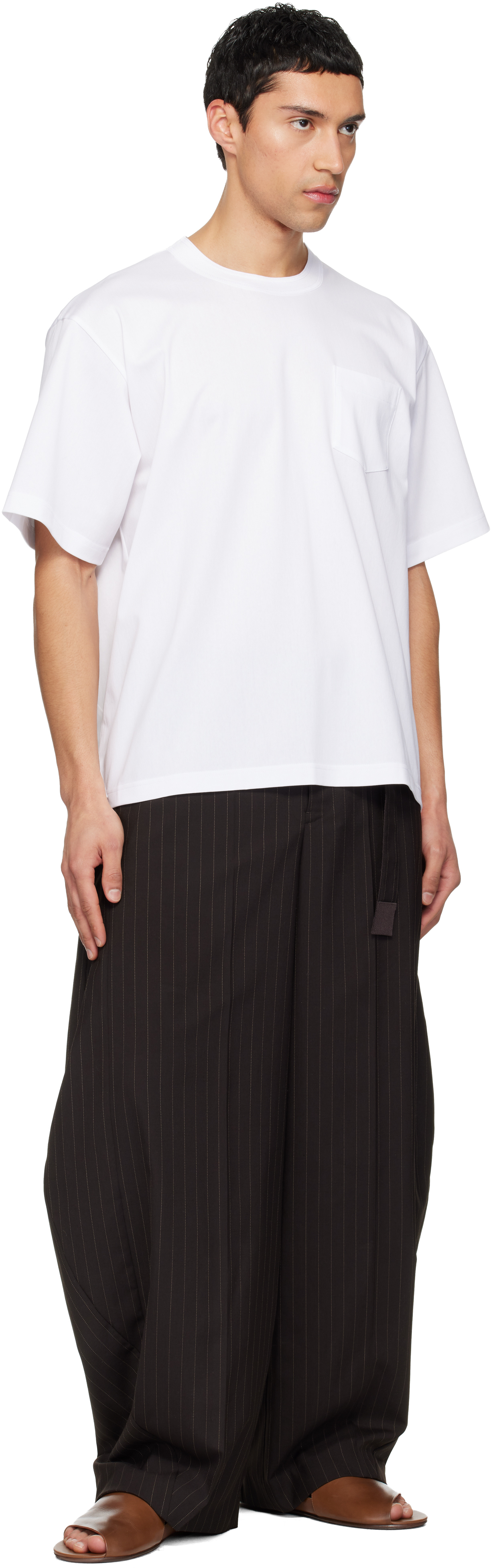 White Cotton Jersey T-shirt