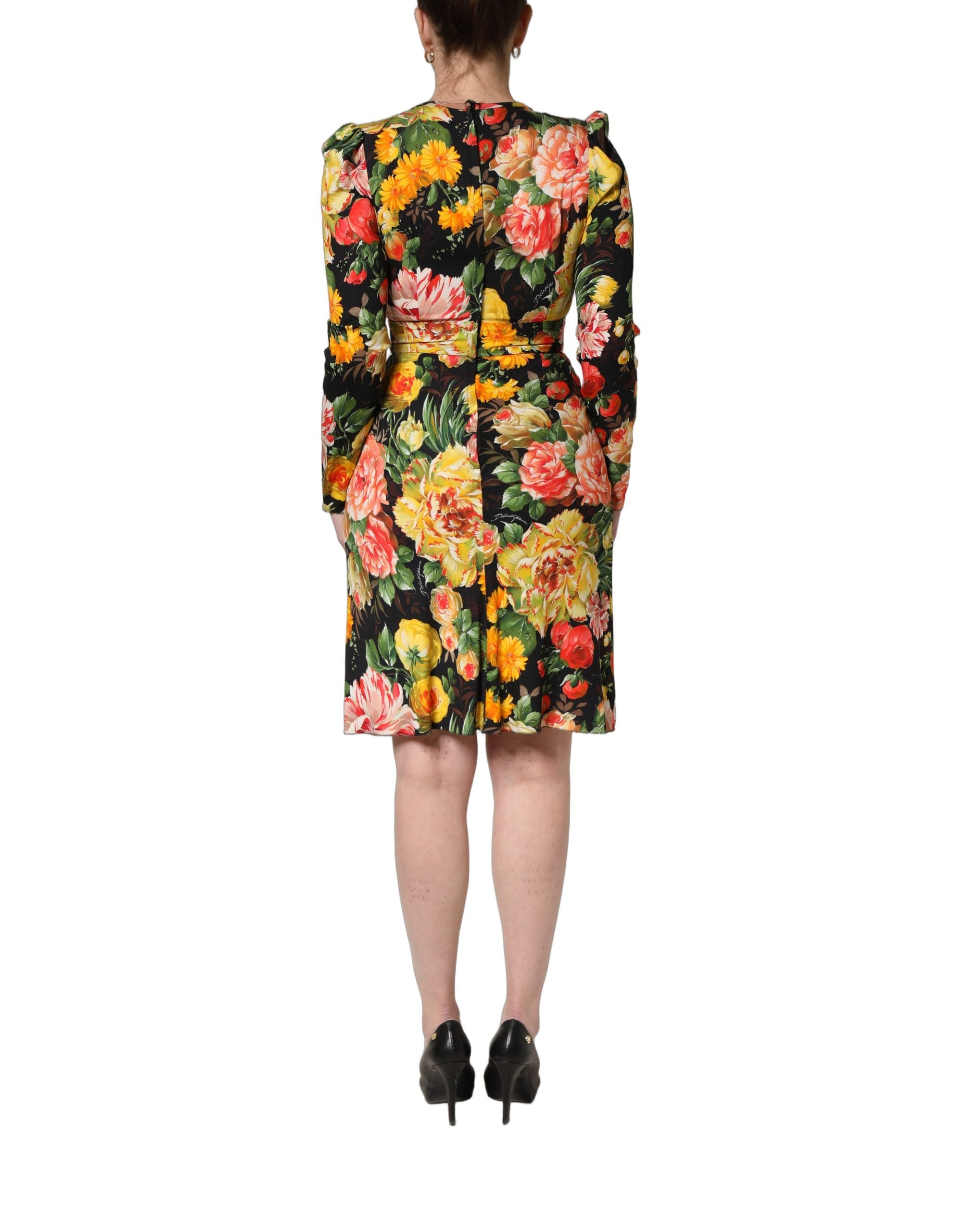 Floral-Print Dress — Multicolor