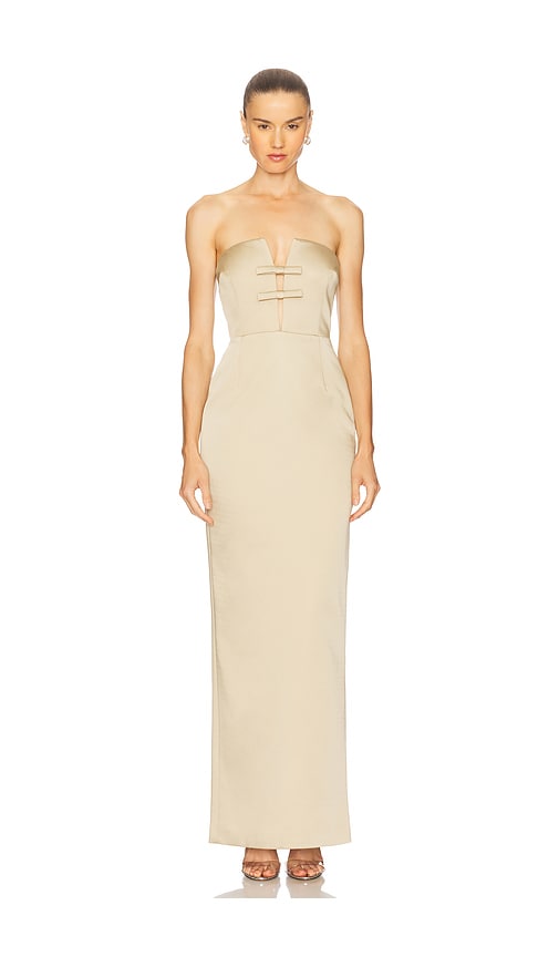 The New Arrivals by Ilkyaz Ozel Noa Maxi Dress in Ivory. 34/2. Also /4, 38/6