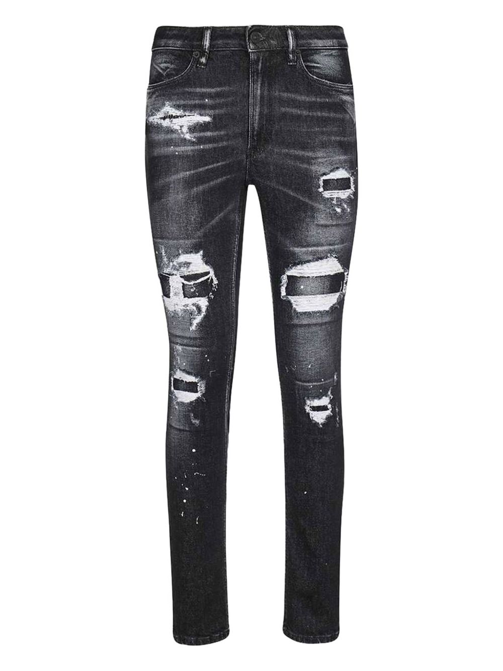 DONDUP distressed-effect jeans - Black