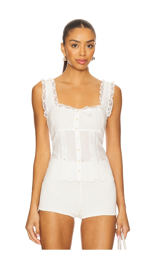 LPA Janelle Top in White. -  XS also in M, S