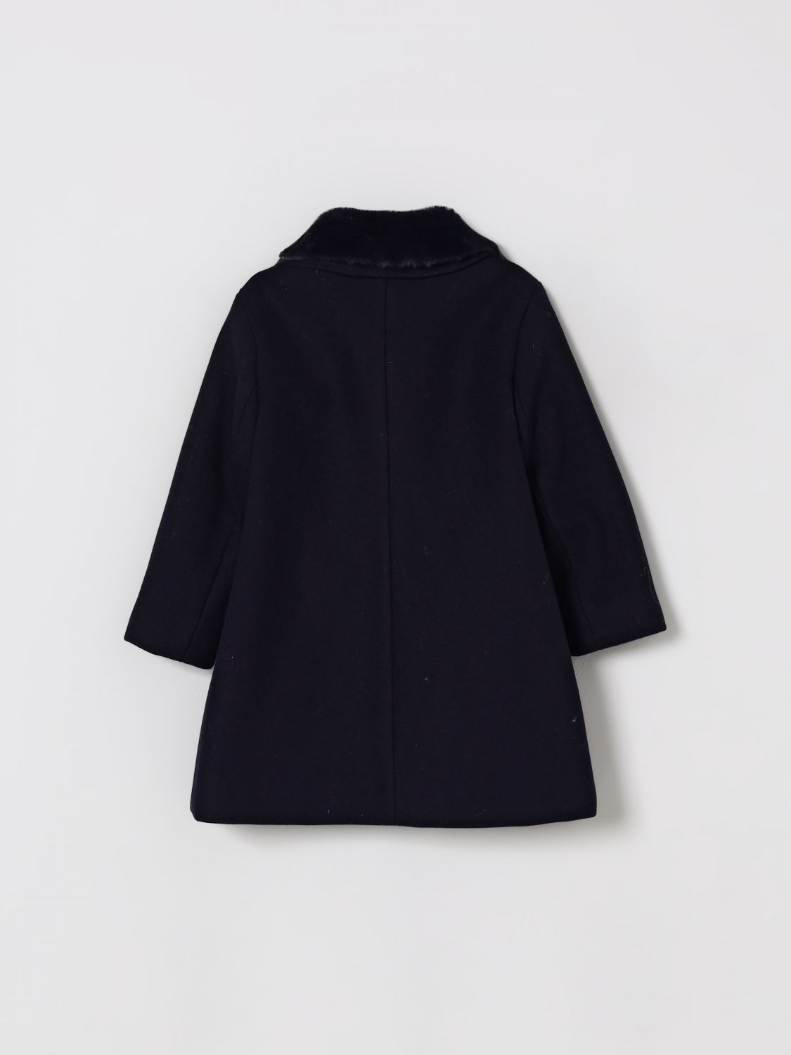 Coat Kids color Blue