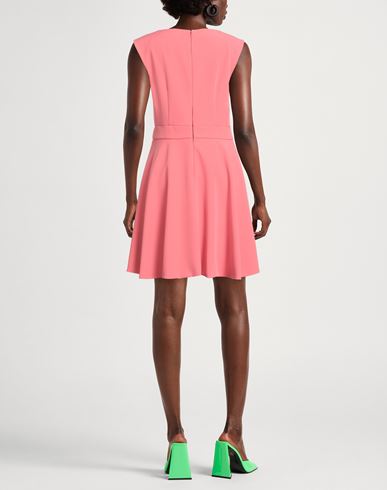 Woman Mini dress Salmon pink Size 10 Polyester, Elastane