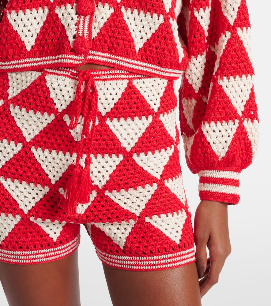 Maija crochet cotton cardigan
