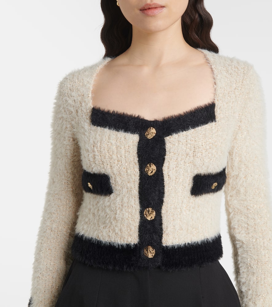 Lamé cardigan