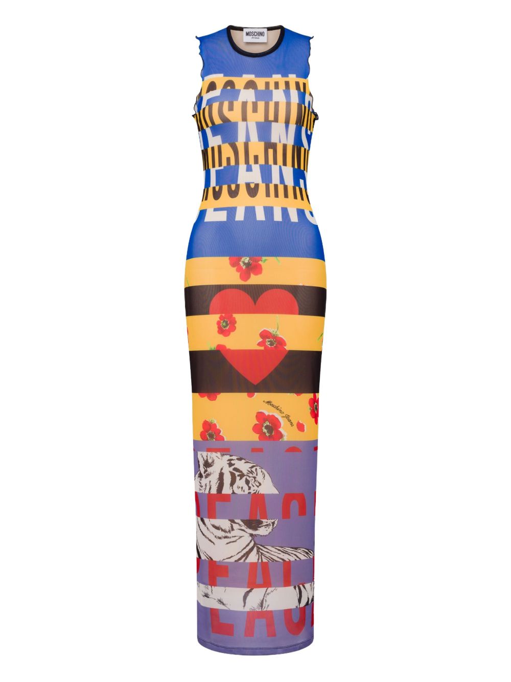 Printed maxi dress - Black