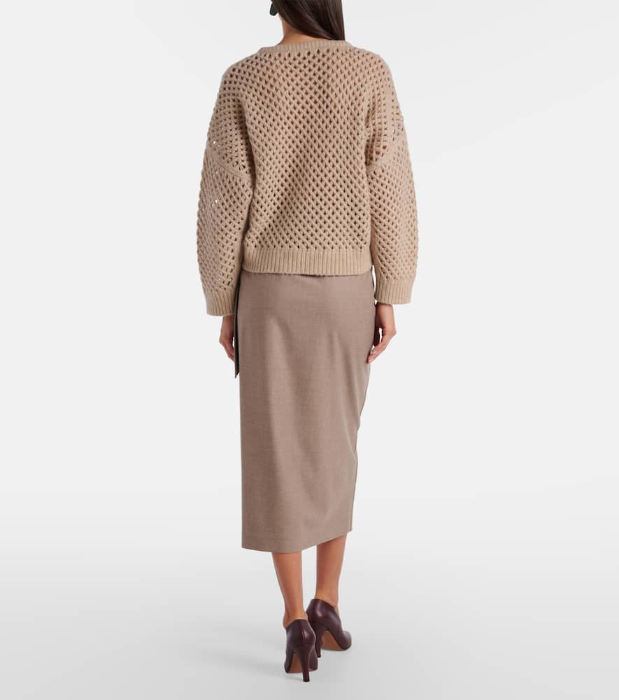 Essen open-knit cashmere and silk sweater
