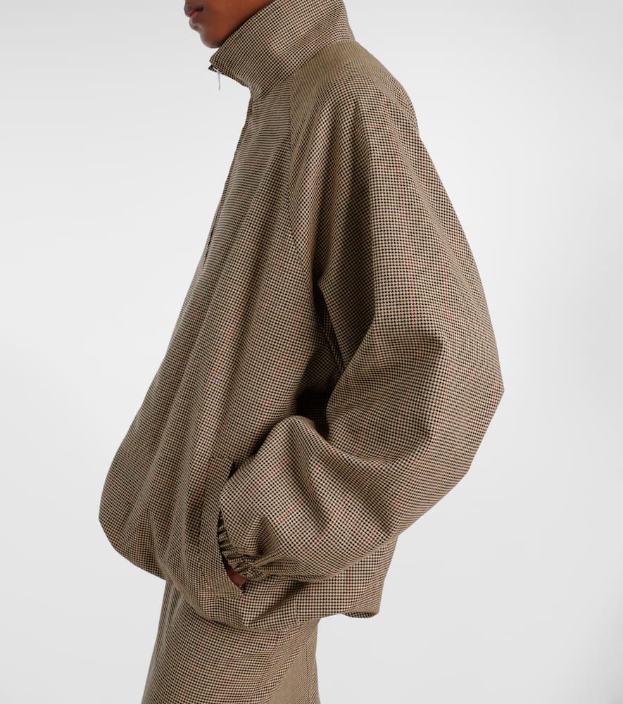 Baxter houndstooth blouson jacket