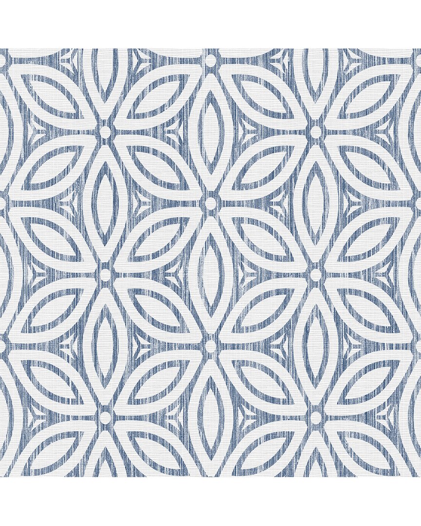 NuWallpaper Blue Hepatica Petal Peel & Stick Wallpaper
