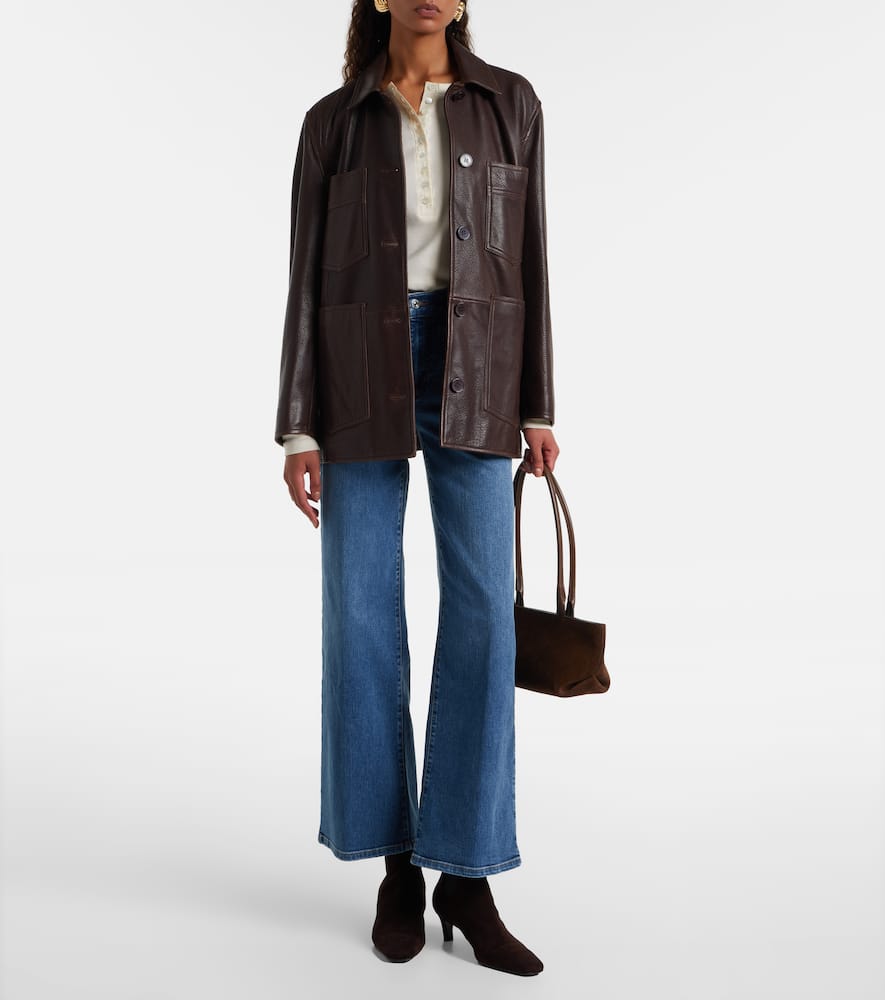 Le Slim Palazzo wide-leg jeans
