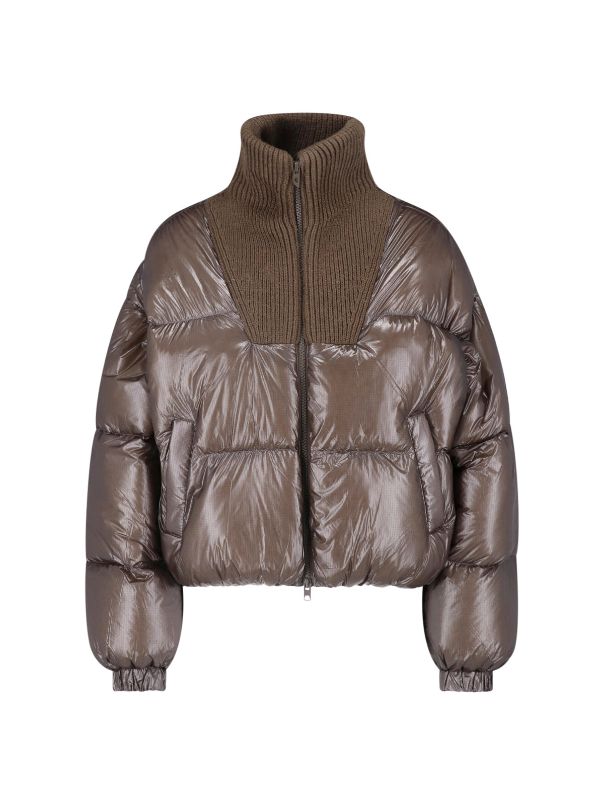 Ribbed Polyamide Jacket