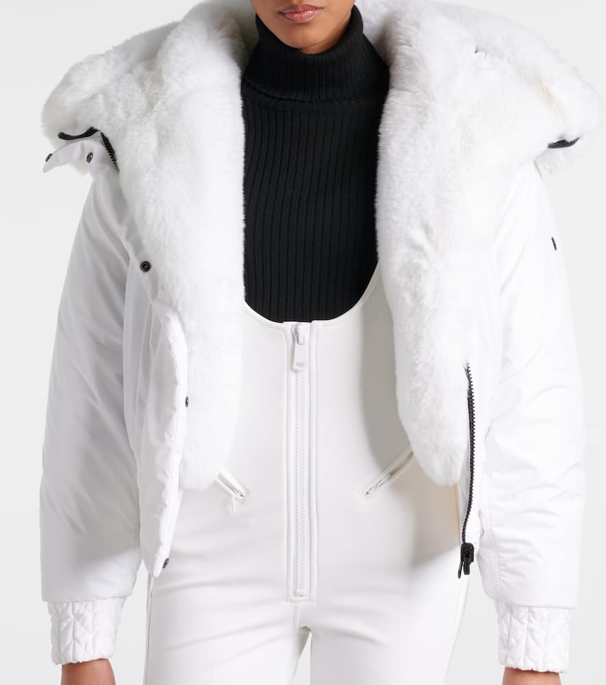 Indira reversible faux fur ski jacket