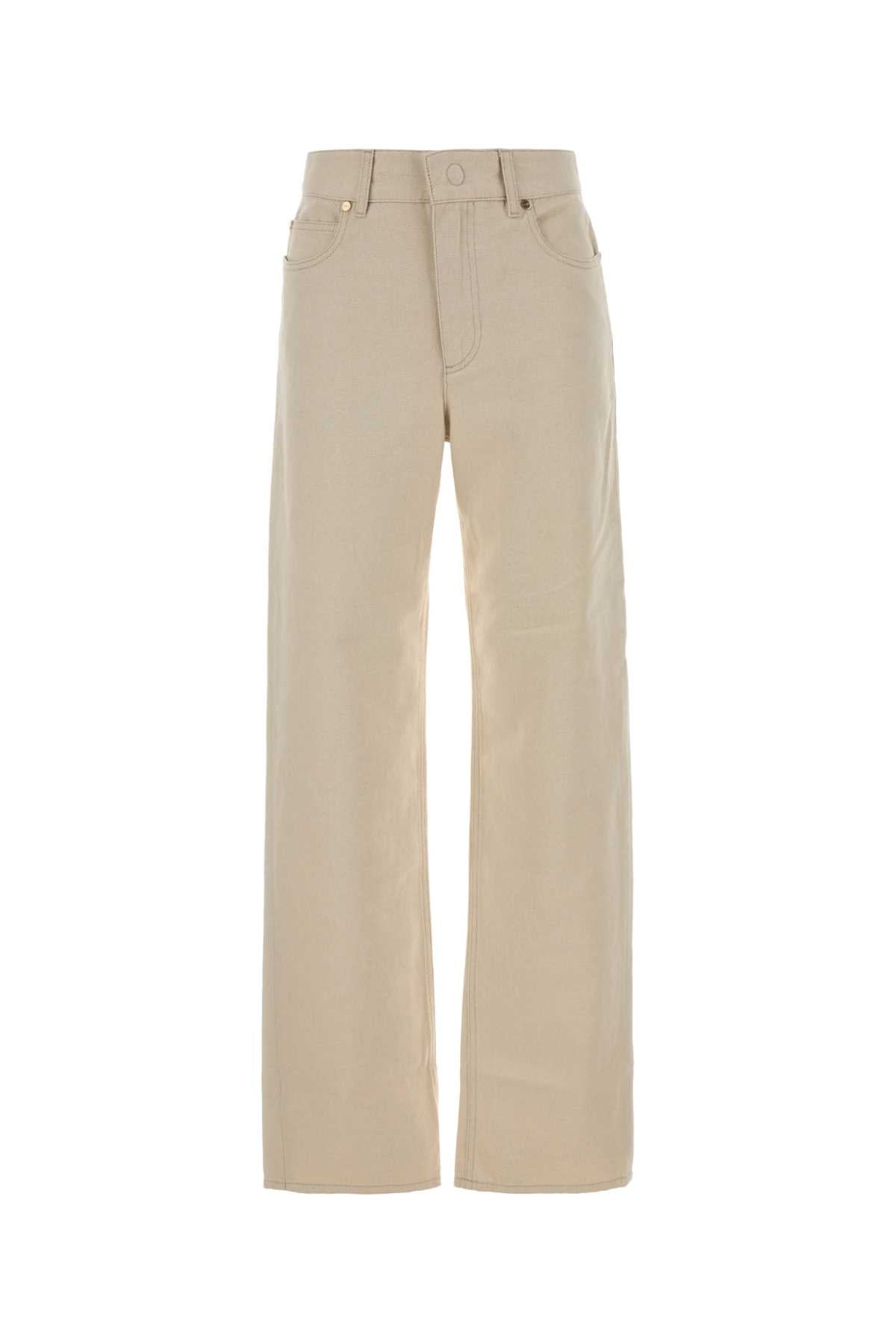 Cotton Linen Jean — Beige