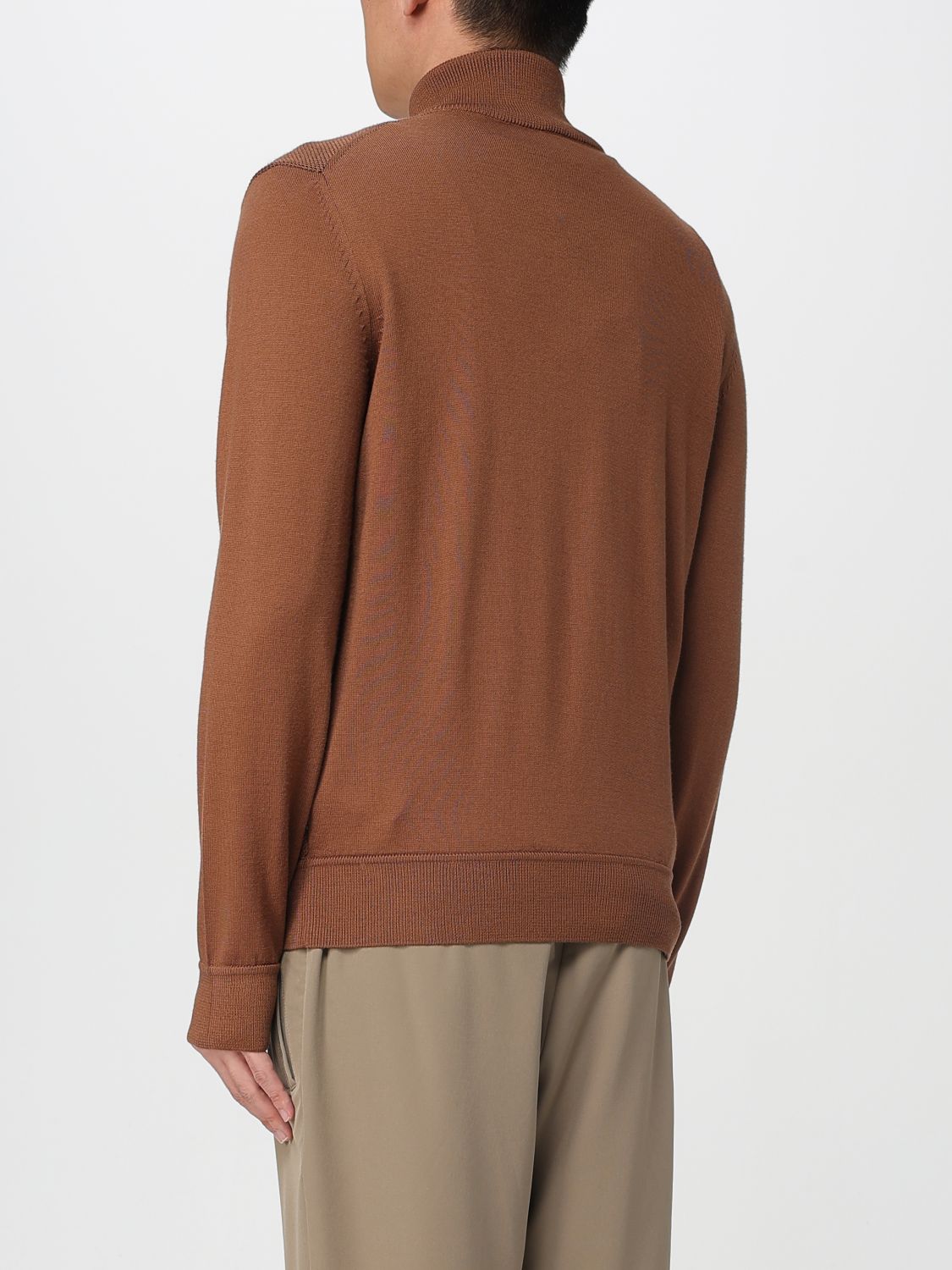 Cardigan Men color Brown