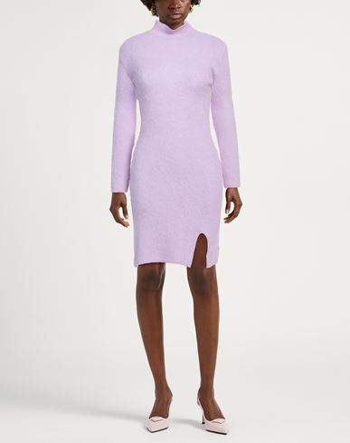 Woman Mini dress Lilac Size ONESIZE Alpaca wool, Polyamide, Virgin Wool, Elastane