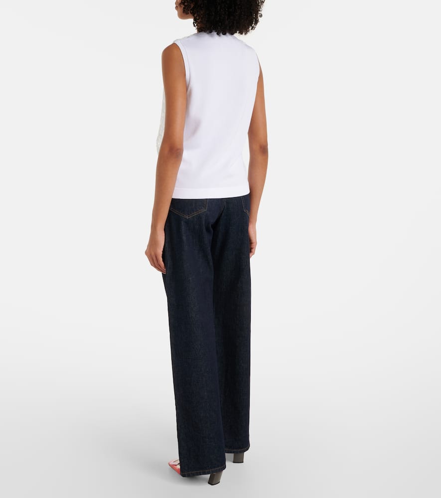 Oscar de la Renta Guipure lace top