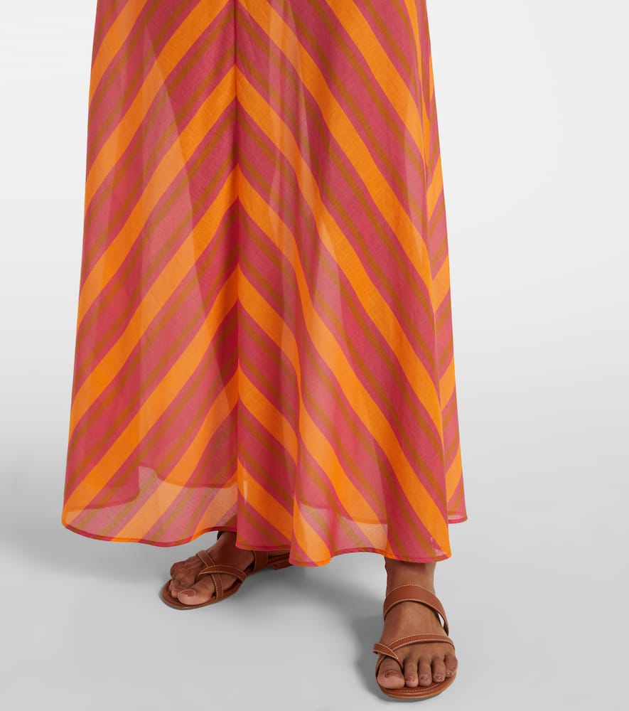 Neree printed cotton voile maxi dress