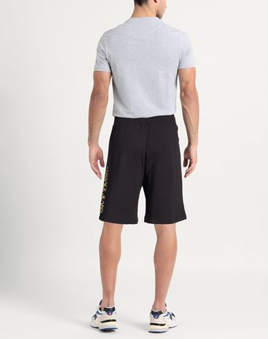 Man Shorts & Bermuda Shorts Black Size L Cotton